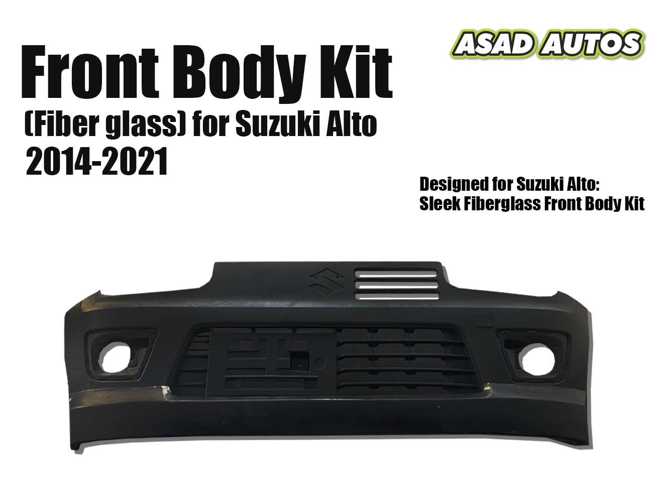 Suzuki Alto Front Body Kit (Fiberglass) – Custom Car Styling for Models 2014-2026
