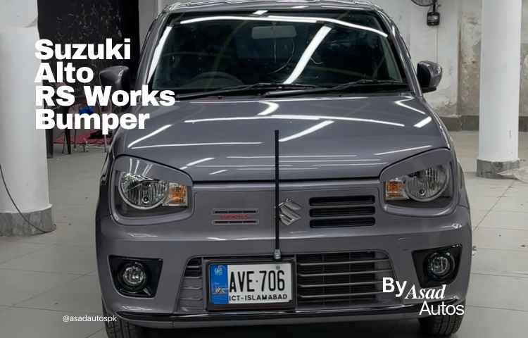 Suzuki Alto 2014 2025 RS Style Front Bumper – Premium ABS Plastic Upgrade