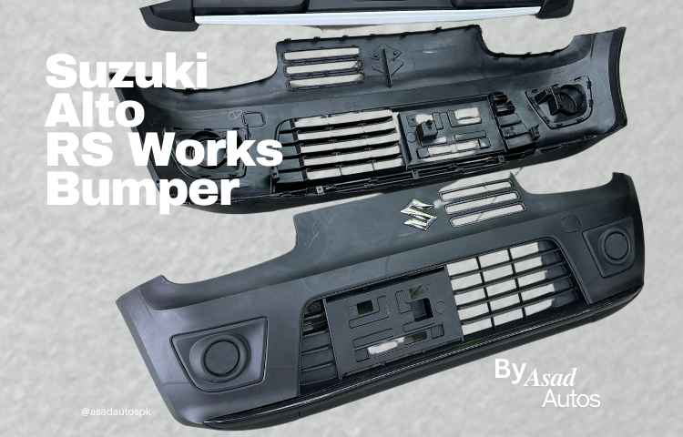 Suzuki Alto 2014 2025 RS Style Front Bumper – Premium ABS Plastic Upgrade