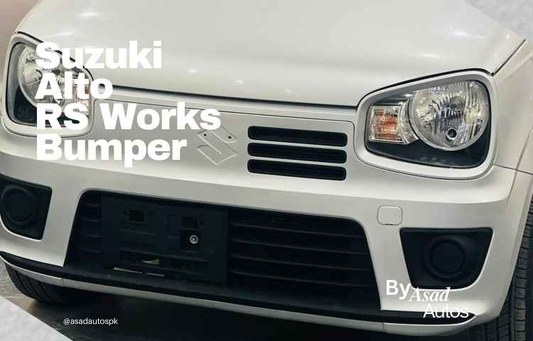 Suzuki Alto 2014 2025 RS Style Front Bumper – Premium ABS Plastic Upgrade