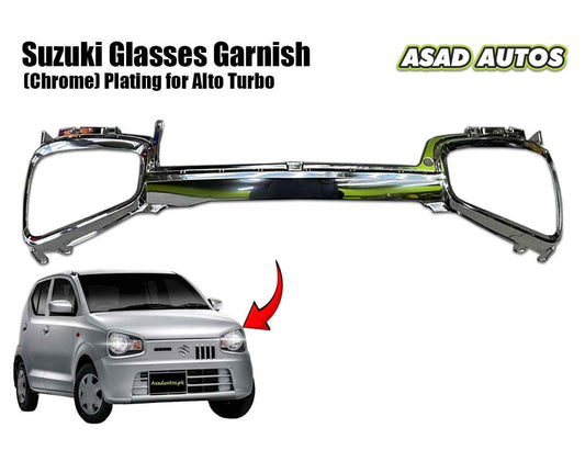 Suzuki Alto 2014-2026 Turbo Glass Garnish (Chrome) Plating – Stylish Automotive Accessories