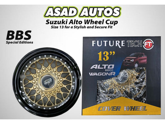 Suzuki Alto 2014-2026 Wheel Cup – Size 13 designed for a stylish and secure fit, offering both protection and a modern look for your vehicle.
