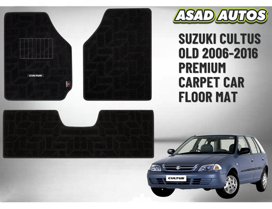 Suzuki Cultus 2006–2016 Premium Carpet Car Floor Mat – Custom Fit and Anti-Slip Design

