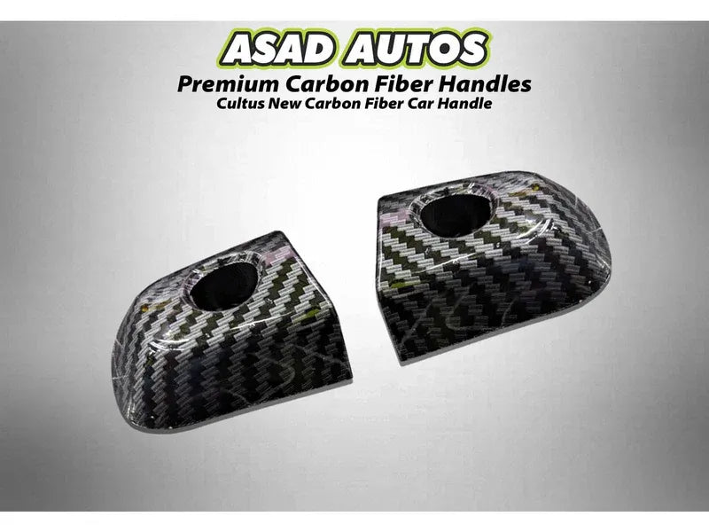 Suzuki Cultus 2017-2026 carbon fiber car handles with a sleek and durable finish for a modern upgrade.

