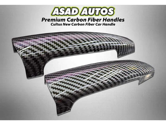 Suzuki Cultus 2017-2026 carbon fiber car handles with a sleek and durable finish for a modern upgrade.
