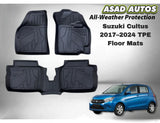 Suzuki Cultus 2017–2026 TPE Floor Mats – Premium All-Weather Custom Fit
