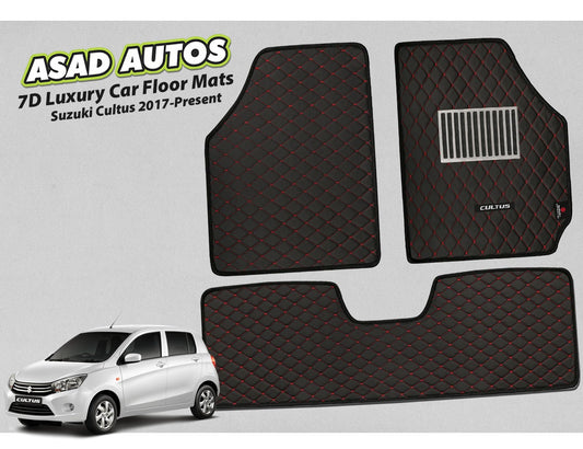Suzuki Cultus 2017–Present 7D Luxury Car Floor Mats – Custom Fit, Waterproof, and Premium Design

