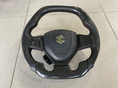 Suzuki Cultus 2018-2025 Carbon Fiber Multimedia Steering – Sporty & Functional
