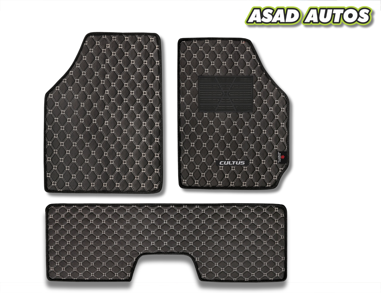 Suzuki Cultus 7D Luxury Floor Mats (2017-2026) – Waterproof | Custom Fit | Anti-Slip