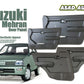 Suzuki Mehran car door panel replacement offering durability, premium design, and a perfect fit for enhanced interior aesthetics.