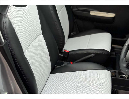 Suzuki New Alto seat cover and steering cover set, providing premium protection and stylish comfort for your vehicle.

