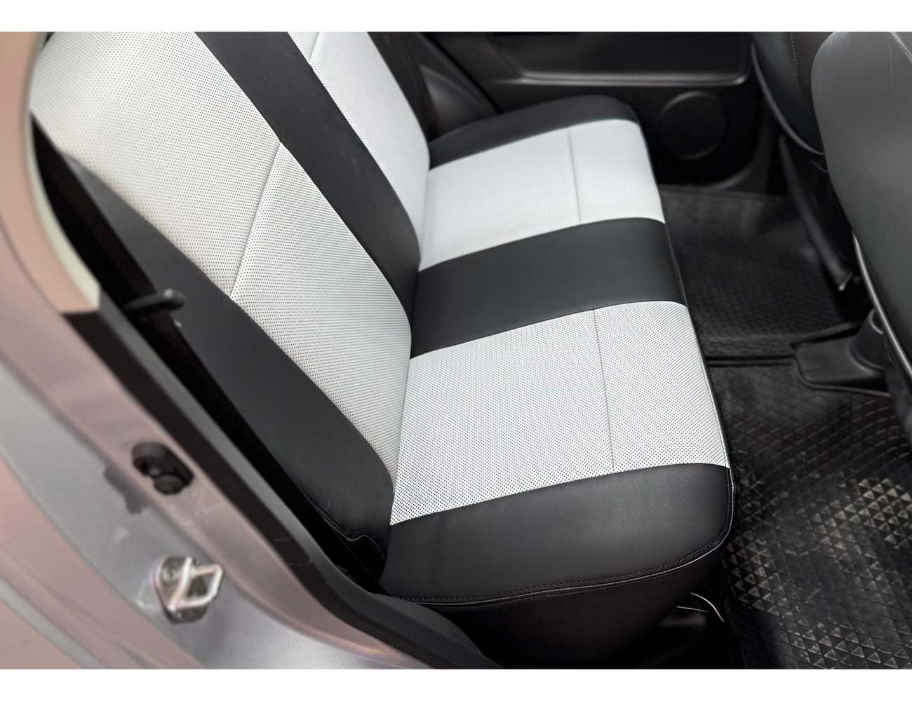 Suzuki New Alto seat cover and steering cover set, providing premium protection and stylish comfort for your vehicle.
