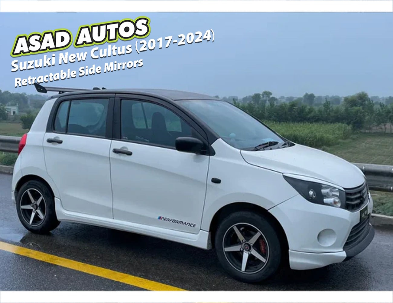Suzuki New Cultus (2017-2024) Retractable Side Mirrors – Premium Automatic Folding Car Mirrors

