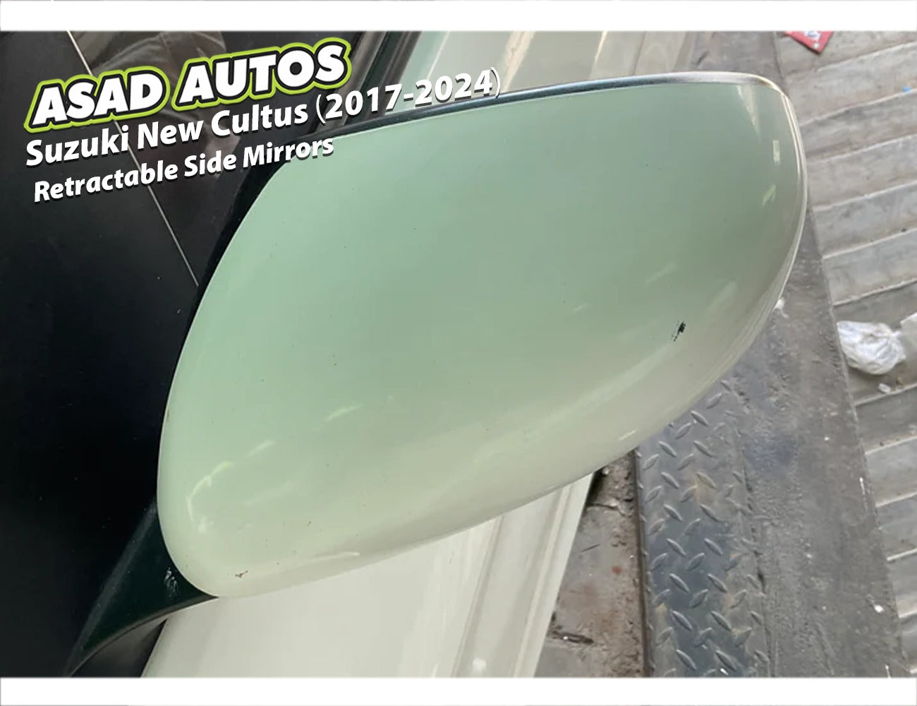 Suzuki New Cultus (2017-2024) Retractable Side Mirrors – Premium Automatic Folding Car Mirrors

