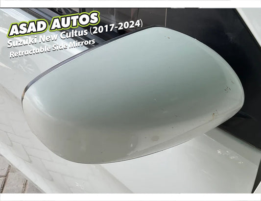 Suzuki New Cultus (2017-2024) Retractable Side Mirrors – Premium Automatic Folding Car Mirrors

