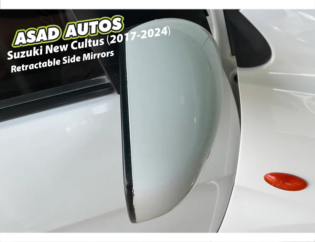 Suzuki New Cultus (2017-2024) Retractable Side Mirrors – Premium Automatic Folding Car Mirrors


