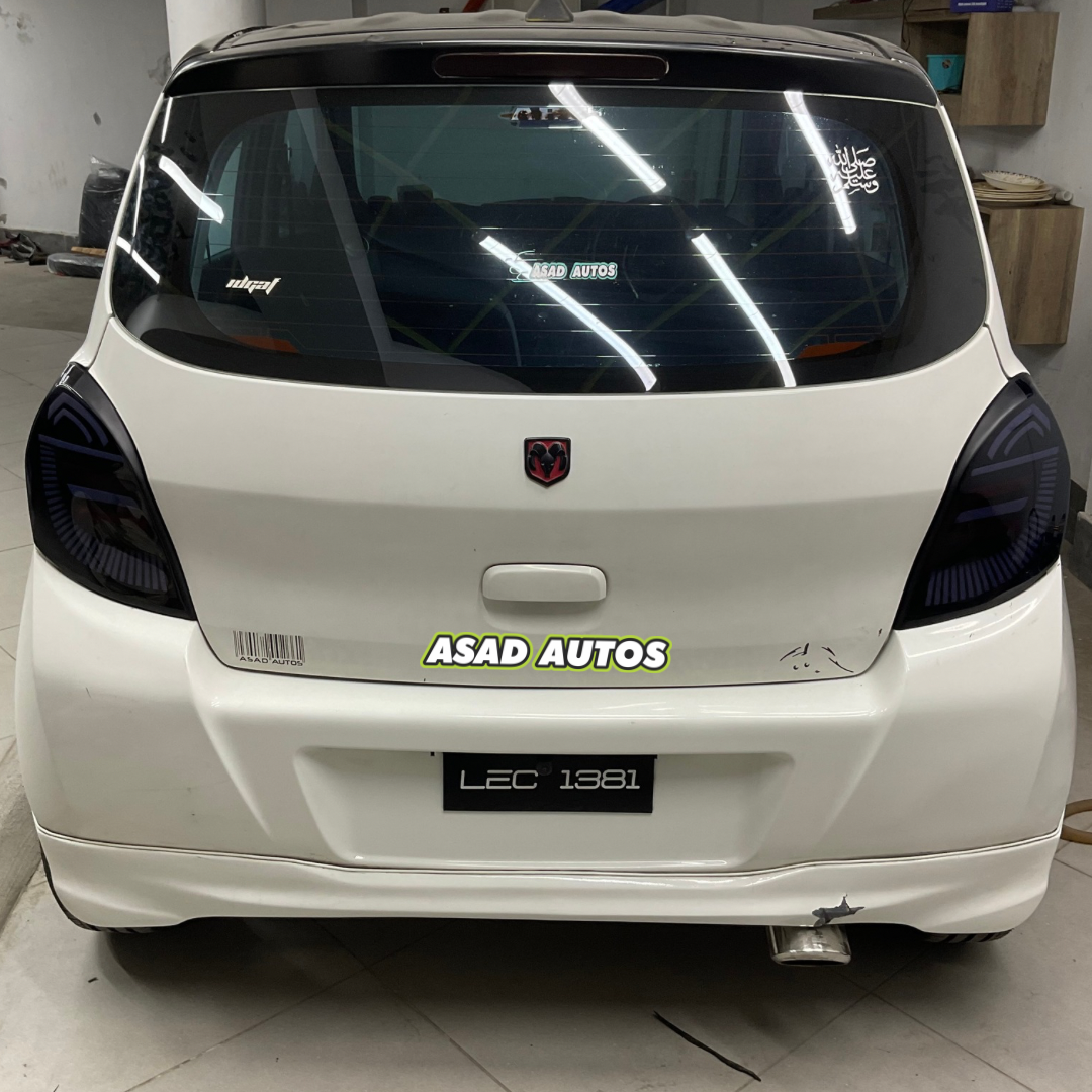 Suzuki New Cultus (2018-2024) RGB Crystal Back Lights – Stylish multi-color LED tail lights with crystal lens design for a modern and dynamic look.

