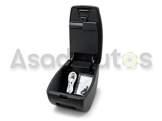 Suzuki Swift 2017-2026 black console armrest with storage