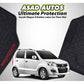 Suzuki Wagon R 2014-2024 Rubber Latex Car Floor Mats, designed for all-weather protection, durability, and a perfect fit to keep your car’s interior clean and stylish.