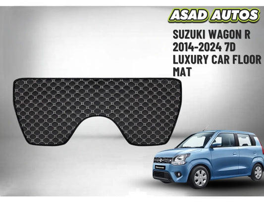 Suzuki Wagon R 2014–2024 7D Luxury Car Floor Mats – Custom Fit, Durable, Waterproof Interior Mats
