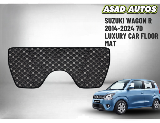 Suzuki Wagon R 2014–2024 7D Luxury Car Floor Mats – Custom Fit, Durable, Waterproof Interior Mats


