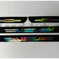 Suzuki door sill plate sticker plastic TPE carbon fiber anti scratch protector for car entry guards