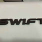 Swift Matte Black Monogram Emblem Logo – Stylish & Durable Car Badge