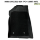 TPE + Carpet Floor Mats for Honda Civic 2022–2024 – Custom Fit All-Weather Interior Mats
