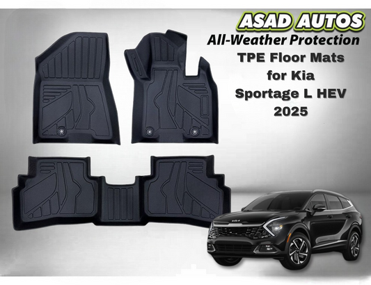 TPE Floor Mats for Kia Sportage L HEV (2025) – Custom All-Weather Eco-Friendly Car Mats