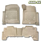 TPE Floor Mats for Toyota Land Cruiser Prado (2009–2023) – All-Weather Beige Color