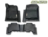 TPE Floor Mats for Toyota Land Cruiser Prado (2009–2023) – Black Color | All-Weather
