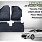 TPE Floor Mats for Toyota Yaris 2020–2023 – Premium Custom-Fit All-Weather Mats
