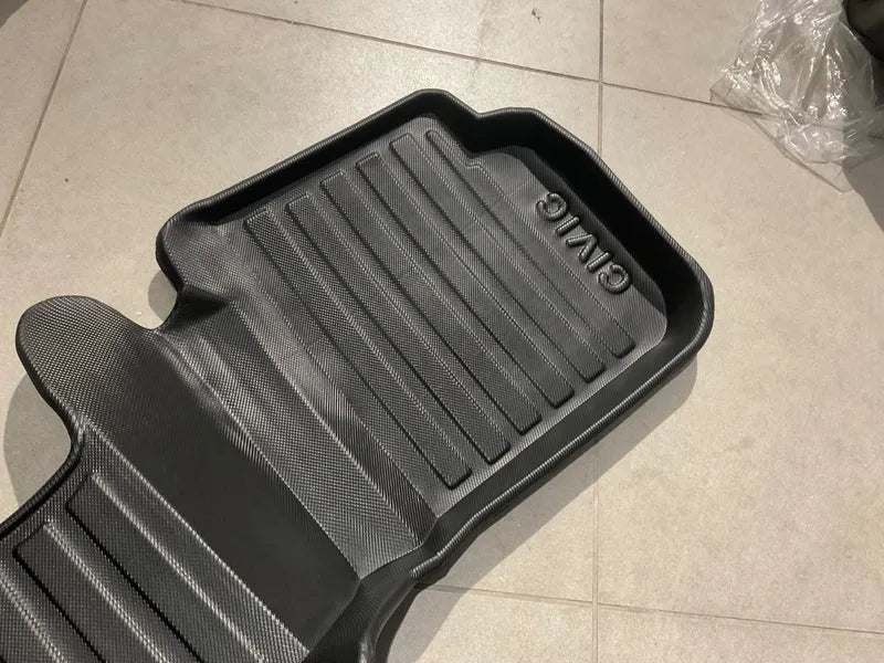 TPE Style Floor Mats for Honda Civic 2022-2026 providing durable protection, custom fit, and easy cleaning.