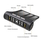 TPMS Tire Pressure Monitor System – Solar Powered, 4 External Sensors, Real-Time Pressure & Temperature Display for Cars