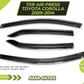 TXR Air Press 4 PCS Sun Visor for Toyota Corolla 2009-2014 – Premium Door Visor & Rain Guard Set