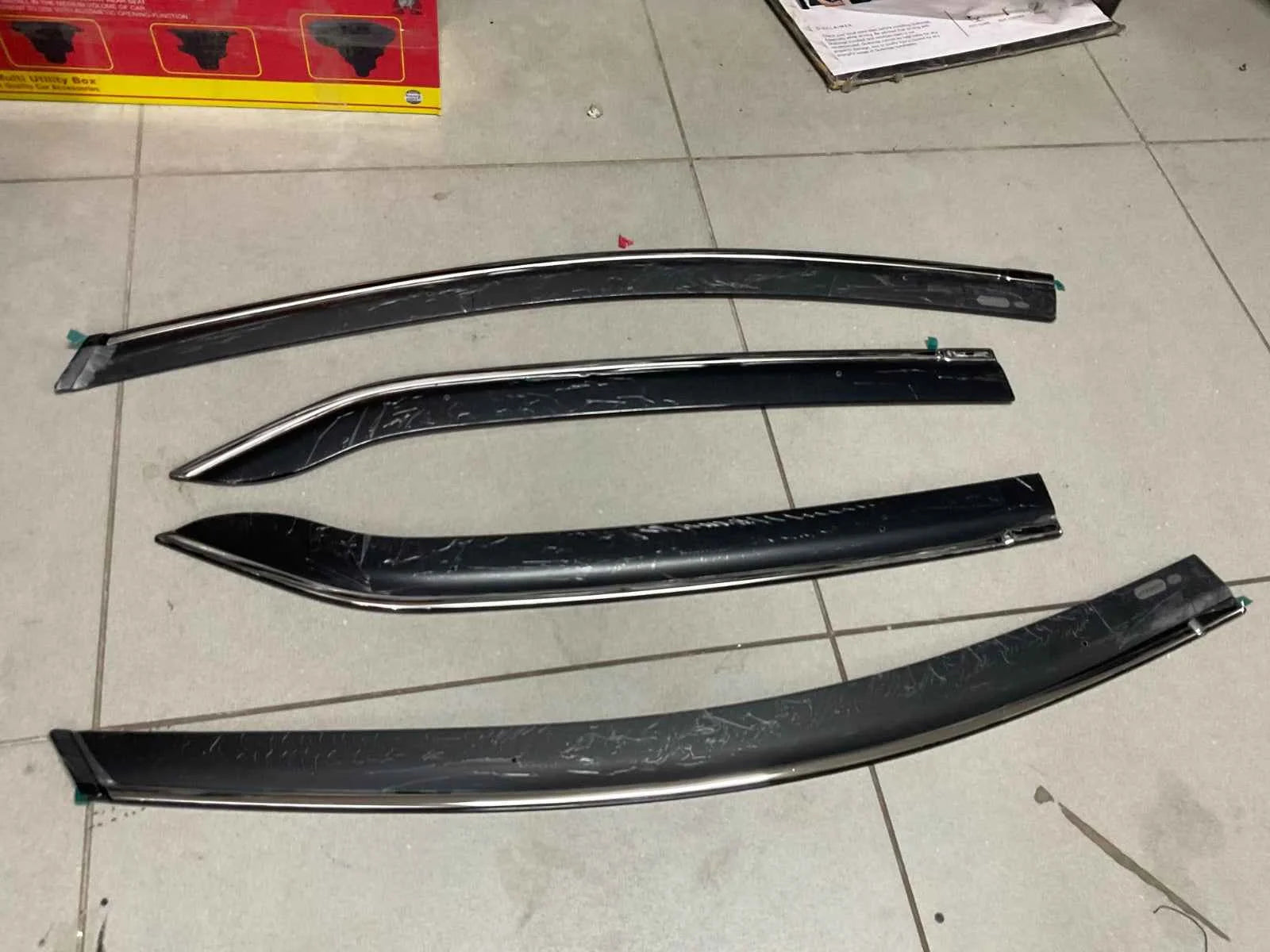 TXR Air Press 4 PCS Sun Visor for Toyota Corolla 2009-2014 – Premium Door Visor & Rain Guard Set