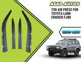 TXR Air Press for Toyota Land Cruiser FJ80 – Premium Window Visors
