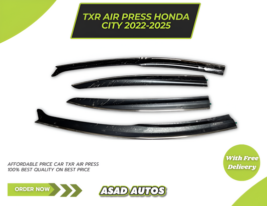 TXR Air Press With Chrome For Honda City 2022-2025 – Premium Quality & Custom Fit