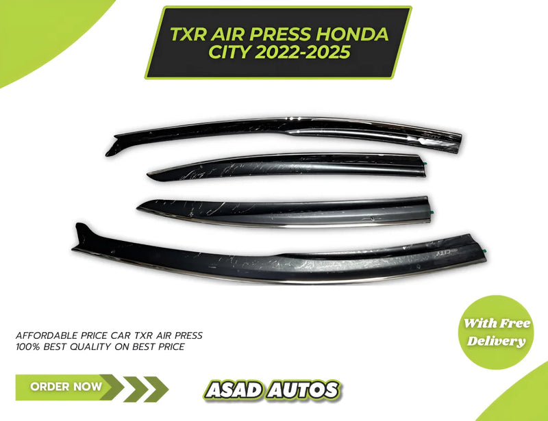 TXR Air Press With Chrome For Honda City 2022-2026 – Premium Quality & Custom Fit