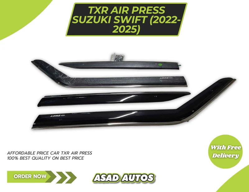 TXR Air Press for Suzuki Swift 2017-2026 | Premium Wind Deflectors