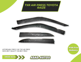TXR Airpress for Toyota Raize – Premium Window Visors for Style & Protection