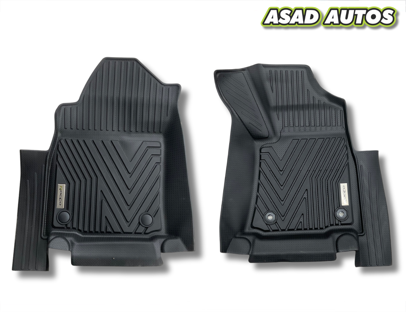 TXR Premium TPE Floor Mats for Toyota Hilux Revo Rocco 2021–2024 – All-Weather Protection