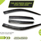 TXR Sun Visor Air Press with Chrome (4 Pcs) for Honda Civic 2022–2025