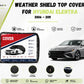 Weather shield top cover protecting Hyundai Elantra 2025-2026 from rain and dust while parked outdoors - Asad Autos