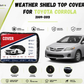 Lightweight weather shield top cover folded for Toyota Corolla 2009-2013 easy storage - Asad Autos