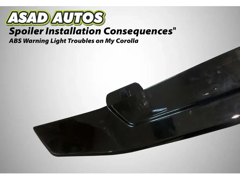 Toyota Corolla 1996-2005 ABS Trunk Spoiler with LED Light – Sporty & Durable
