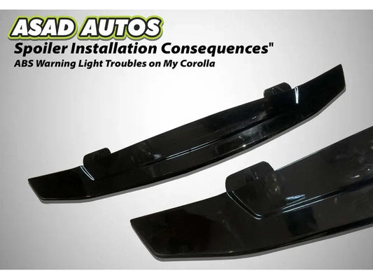 Toyota Corolla 1996-2005 ABS Trunk Spoiler with LED Light – Sporty & Durable
