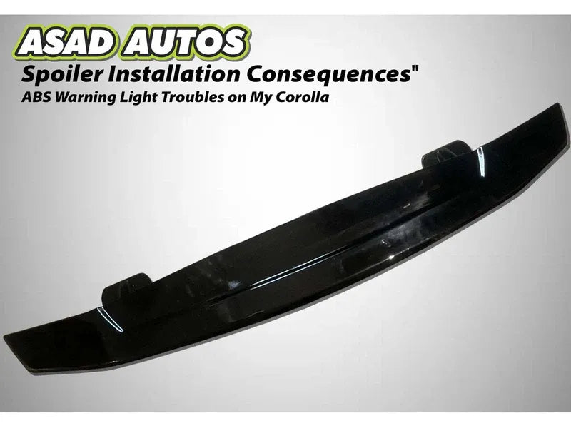 Toyota Corolla 1996-2005 ABS Trunk Spoiler with LED Light – Sporty & Durable
