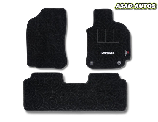 Toyota Corolla 2014-2026 Premium Carpet Car Floor Mats – Custom Fit & Durable Protection