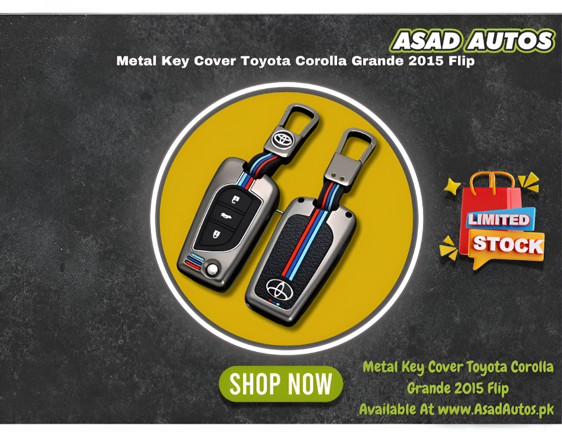 Toyota Corolla Grande 2015 Flip Key Metal Cover